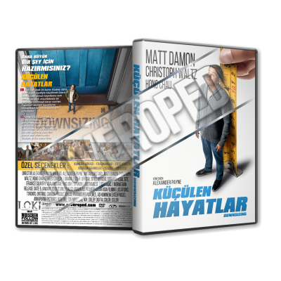 Küçülen Hayatlar -Downsizing 2017 Türkçe Dvd Cover Tasarımı